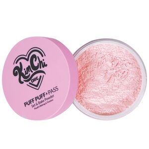 KimChi Chic Pink Puff Puff Pass Set & Bake Powder- brightening all skin tones